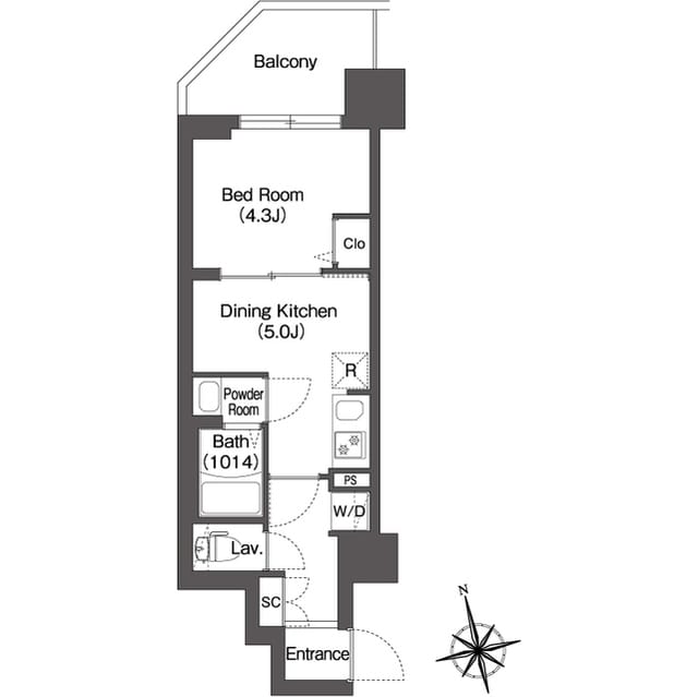 コンフォリア・リヴ品川南大井 602