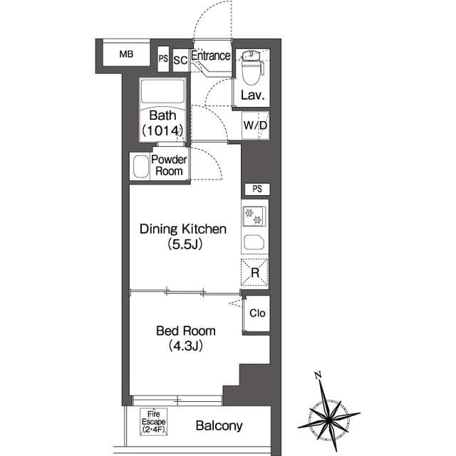 コンフォリア・リヴ品川南大井 606