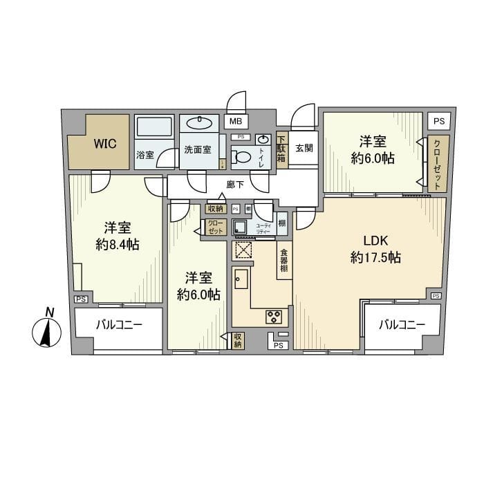 ラ・コルダ弦巻ガーデンコート 417