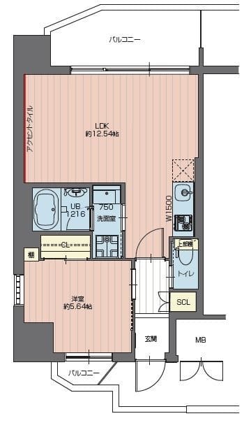 プレジオ練馬富士見台 0701 間取り図