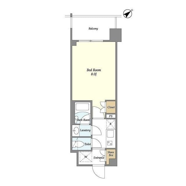 BluRock東神奈川 0602 間取り図