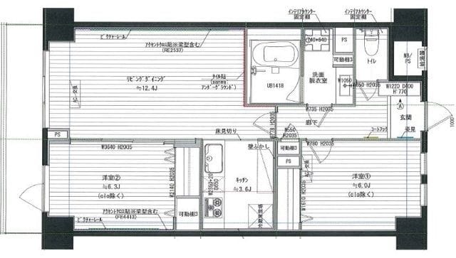 レジディア目白 0906 間取り図