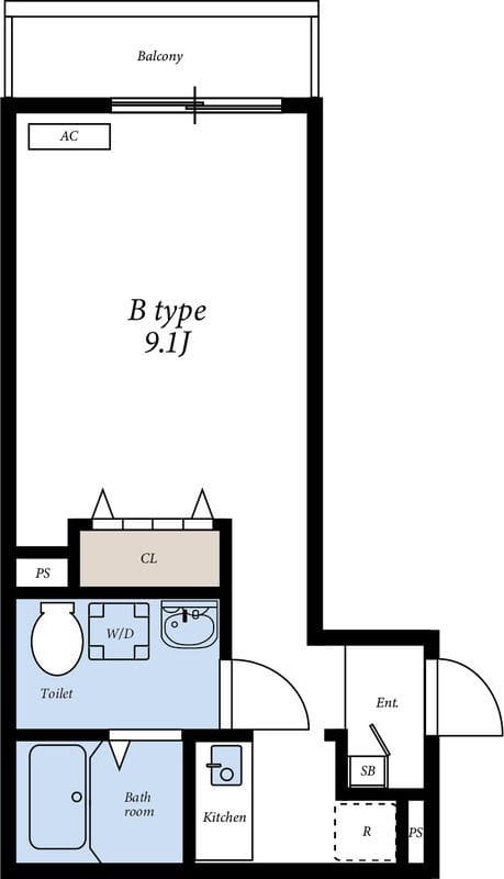 M-1 Tokyo 羽田 303 間取り図