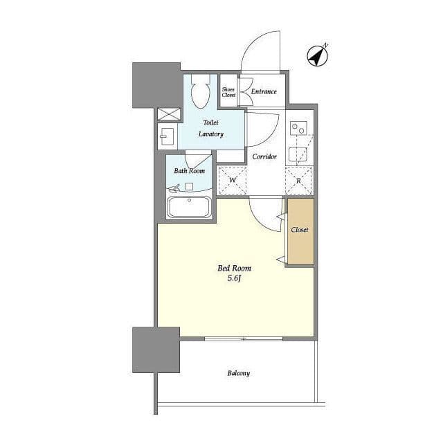 La Douceur四ツ木East 0503 間取り図