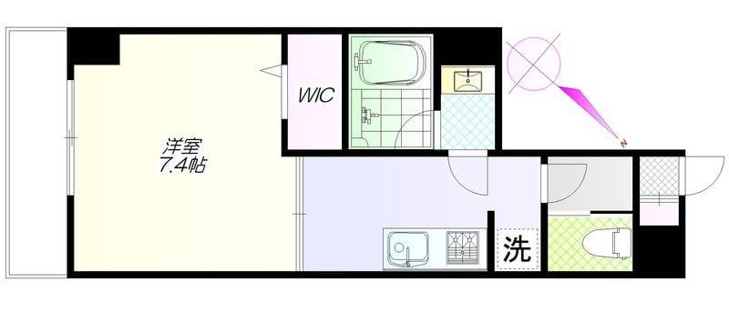 大裕ビル 202 間取り図