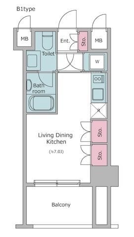 レジディア品川 0402