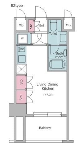 レジディア品川 0503