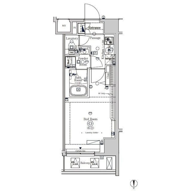BPRレジデンス大山 302 間取り図