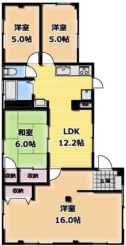 鯨岡マンション 101