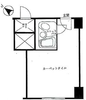 赤坂レジデンシャルホテル 349
