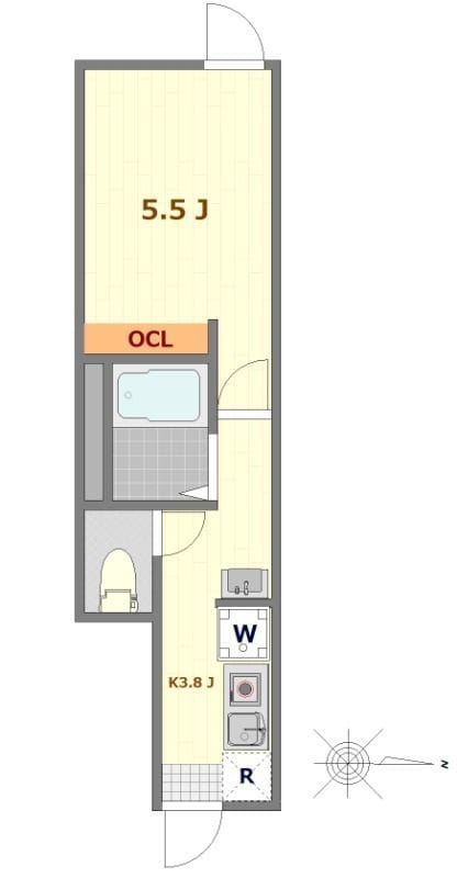 (仮称)サザンロード南阿佐ヶ谷 106 間取り図
