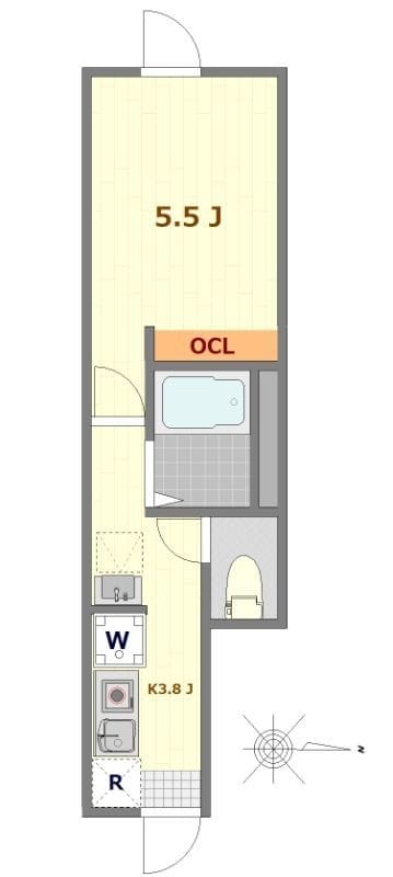 (仮称)サザンロード南阿佐ヶ谷 107 間取り図