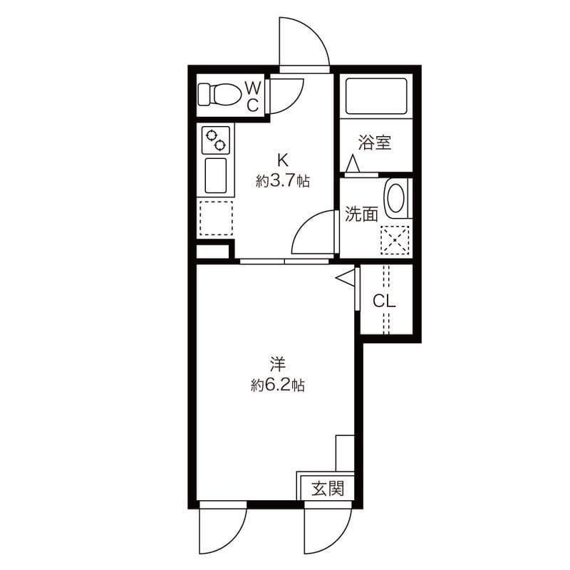 MELDIA上荻3丁目 103 間取り図