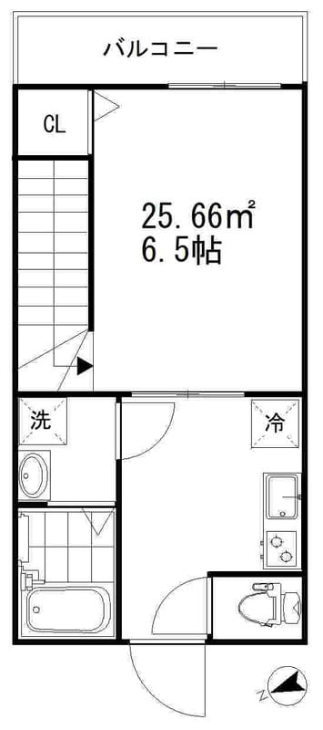 MELDIA上荻3丁目 201 間取り図