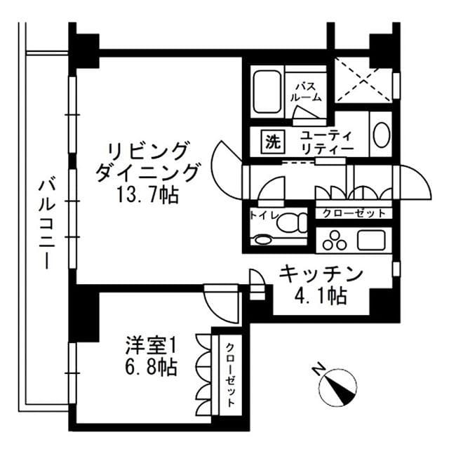 アーバンパーク代官山Ⅱ 0507 間取り図