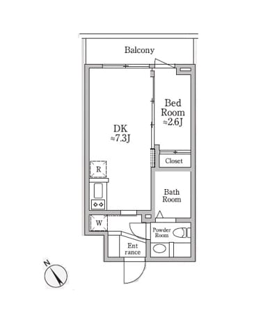 レジディア三宿 0404