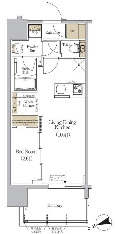 アーバネックス駒込 1102