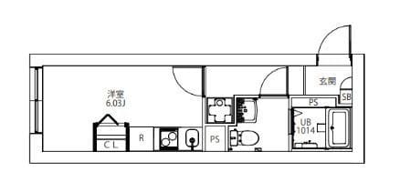CITY WALK永福町 205 間取り図
