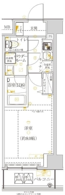 MAXIV王子トラディス 401 間取り図