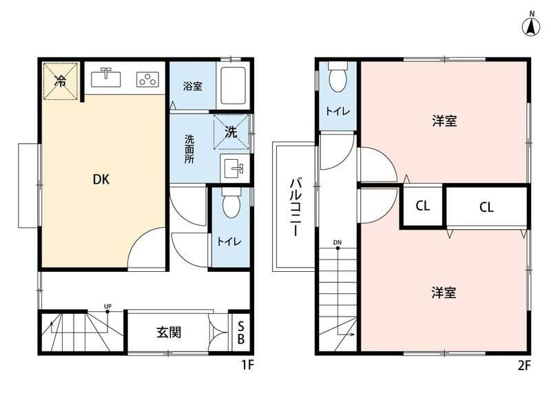 北区滝野川4丁目11-11戸建 20万円/なし/なし 間取り図