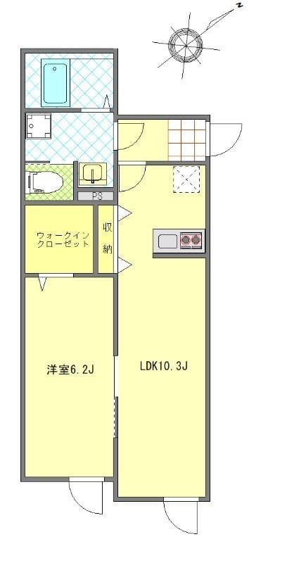 マーレ練馬高野台 104 間取り図