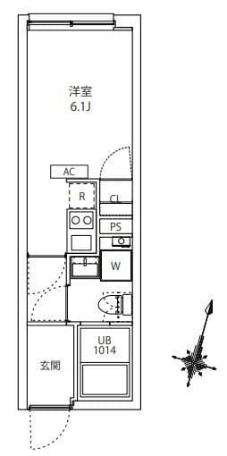 MAXIV CITY板橋区役所前 303 間取り図