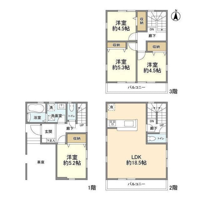 Kolet川口辻#02 18.3万円/入力なし/なし 間取り図