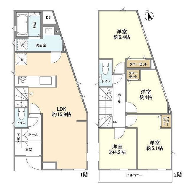 Kolet柏弥生町#05 17万円/入力なし/なし 間取り図