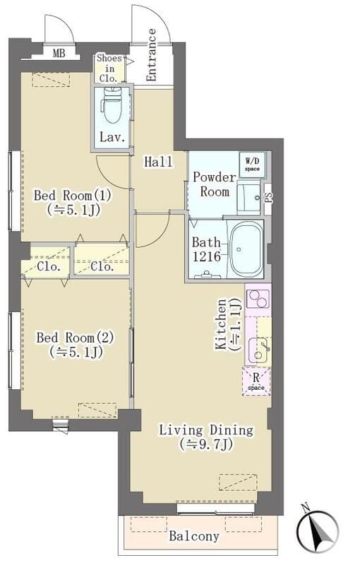 HILL TOP RESIDENCE OSAKI 205
