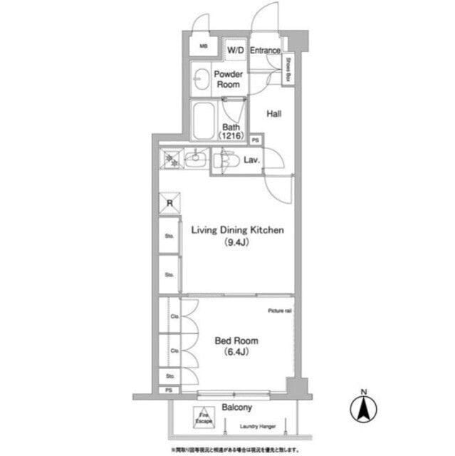コンフォリア目黒長者丸 0306 間取り図