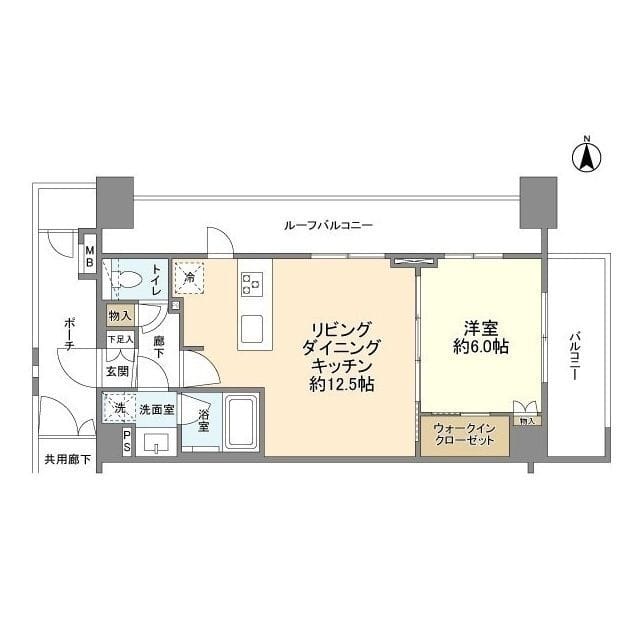 ファインスクェア明大前 304 間取り図