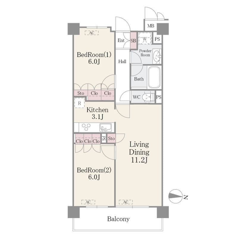 フェールメゾン西大島 414