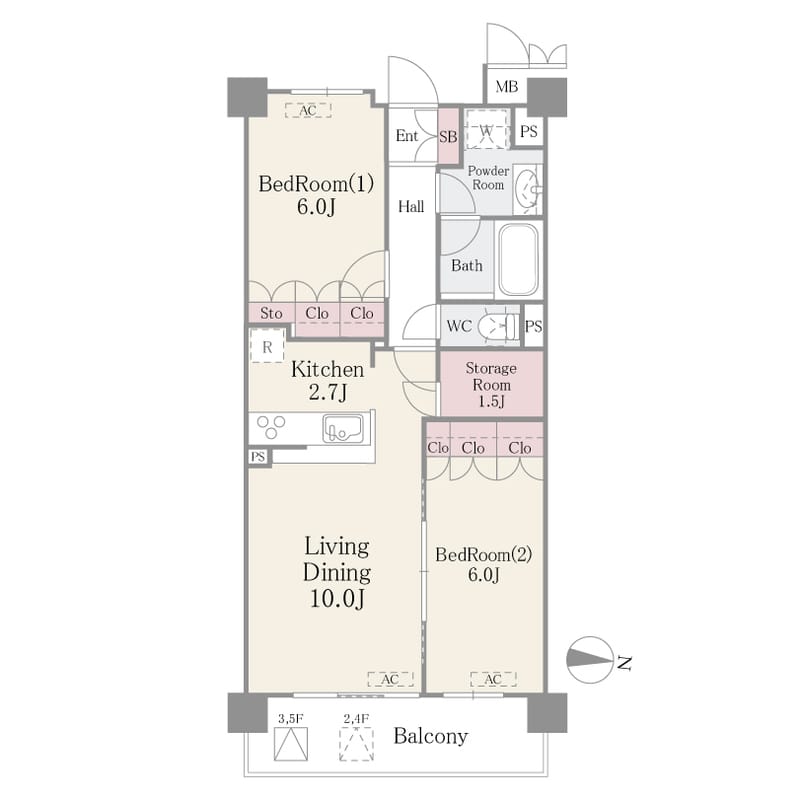 フェールメゾン西大島 510