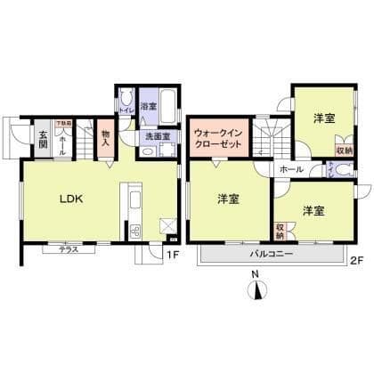 フォレストガーデン西新井2 1 間取り図