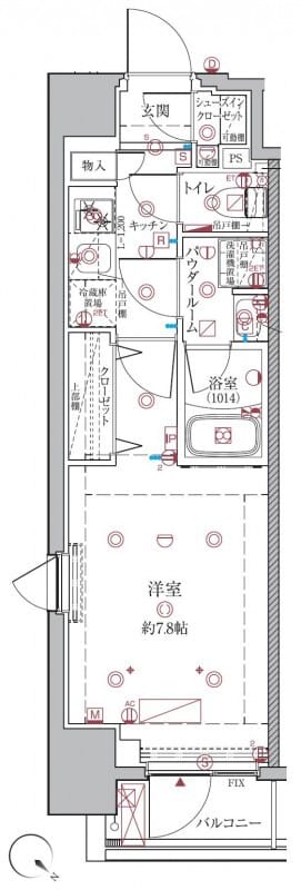 クレイシア月島 702