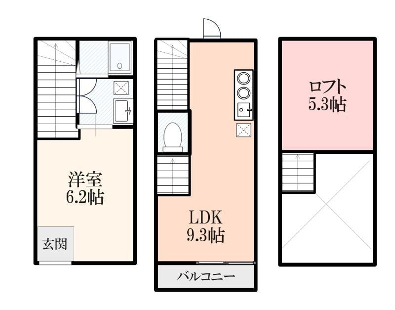 ファベル文京千石 3 間取り図
