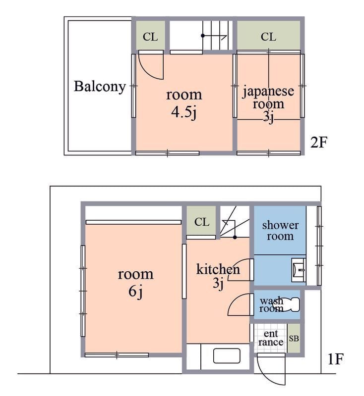 北葛西3丁目戸建 11.8万円/なし/なし 間取り図