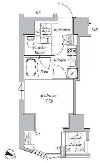 Casa Splendido La plus 元赤坂 401