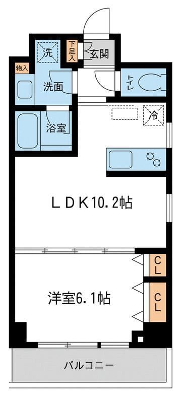 ミテッツァ矢向 0501 間取り図