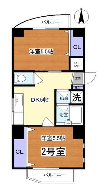 アストリー杉並 802 間取り図