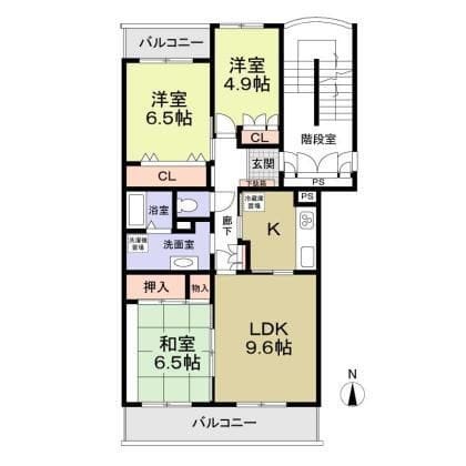 テレパレス中村南 1号棟・2号棟 2101