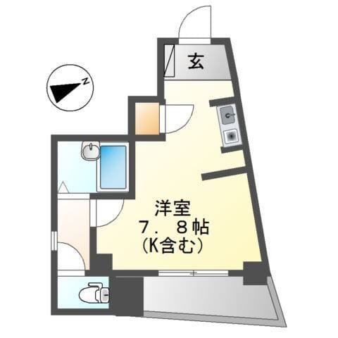 セリーヌ池尻大橋 702 間取り図