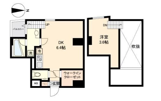 パークフラッツ永福町 0401 間取り図