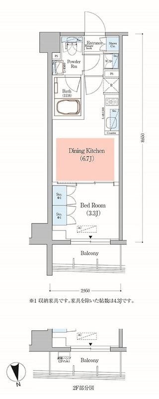 アーバネックス日本橋馬喰町 403 間取り図