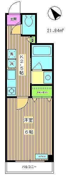 パラッツォ高台 104 間取り図