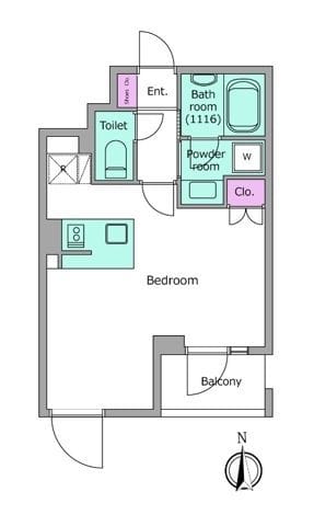リヴ アン フルール 202 間取り図