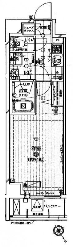 レガリス門前仲町パークサイド 404