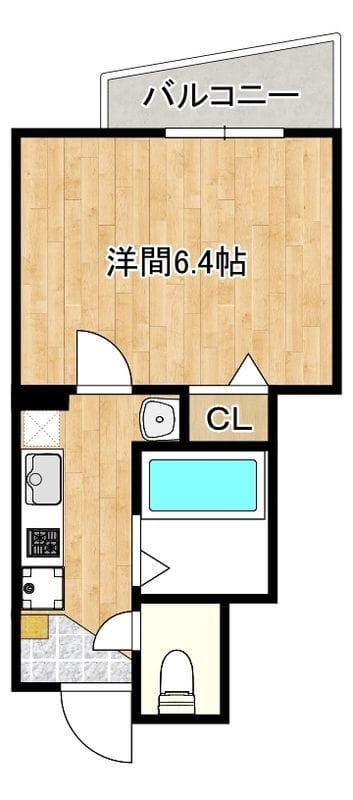 リルシア王子 204 間取り図