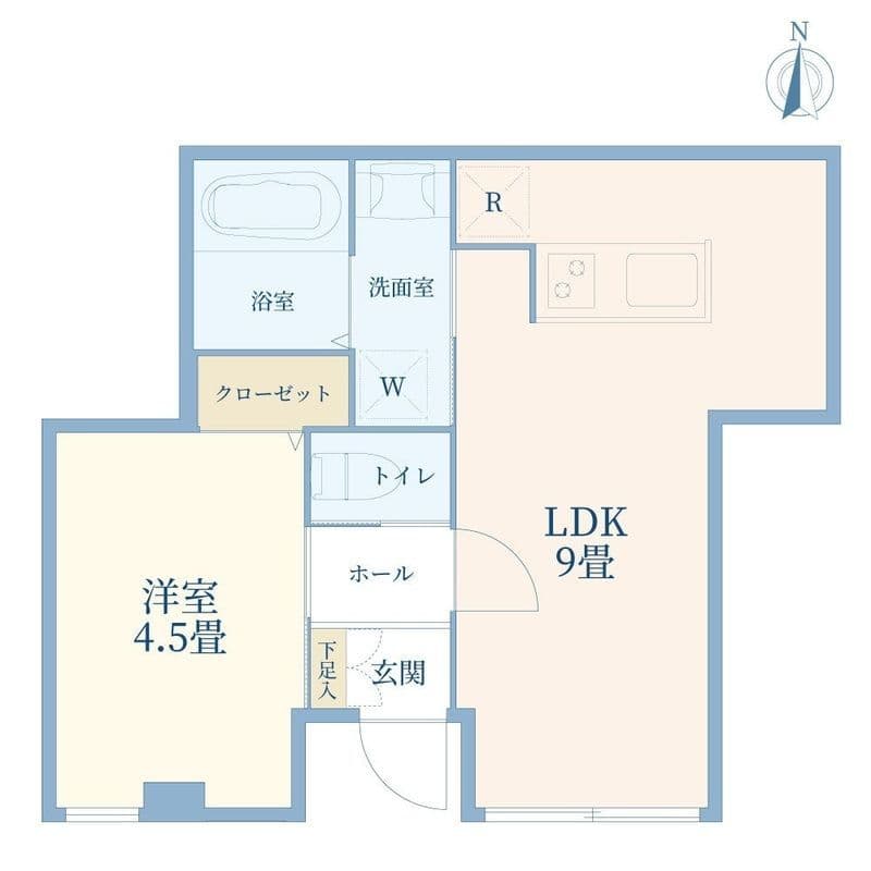 共同住宅ながさき B-02 間取り図