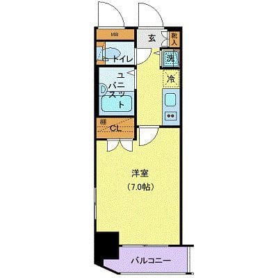 ガーラ・シティ亀戸 403 間取り図